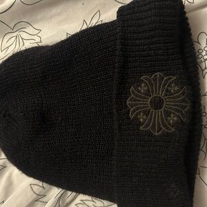 Chrome Hearts Black Knit Beanie